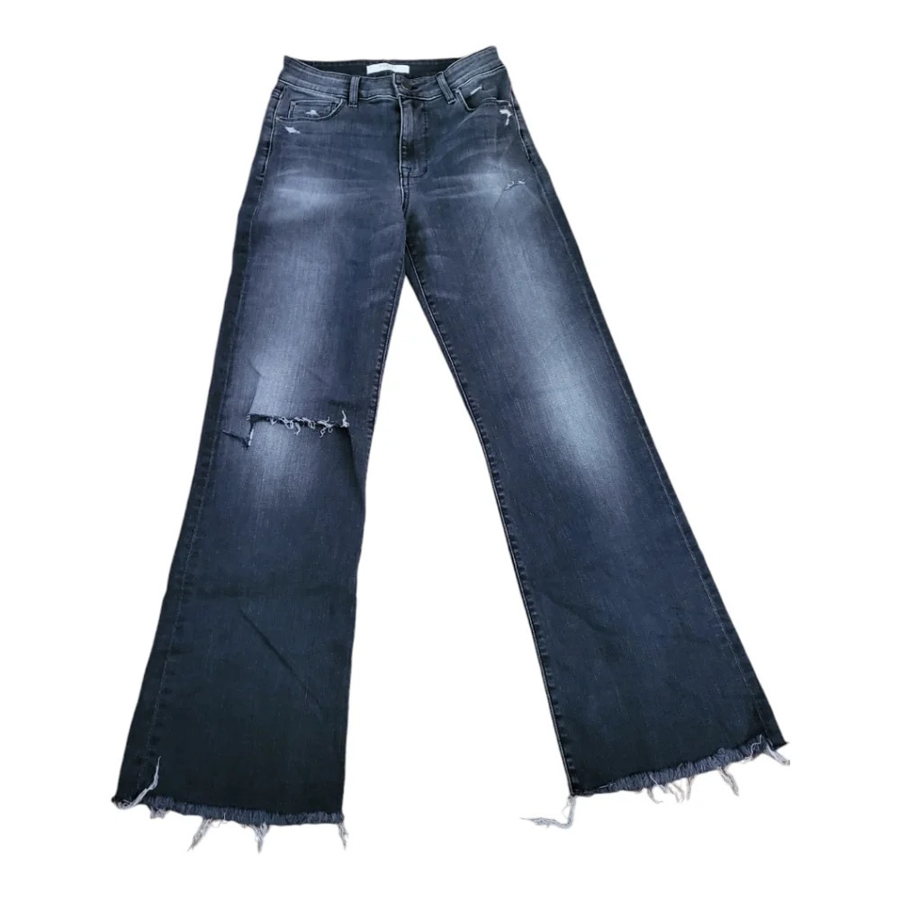 Fidelity Katie distressed straight baggy jean Womens Size 26/2 New